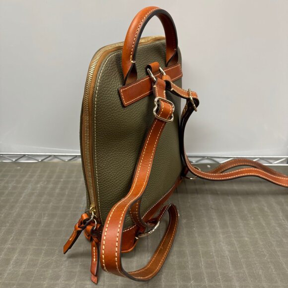 Dooney & Bourke Pebble Grain Small Backpack Olive - Picture 3 of 9